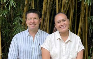 Matt and Anie Semark, managers at Crystal Creek Rainforest Retreat